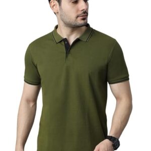 Men's Premium Pique Cotton Polo Collar Neck T-Shirt