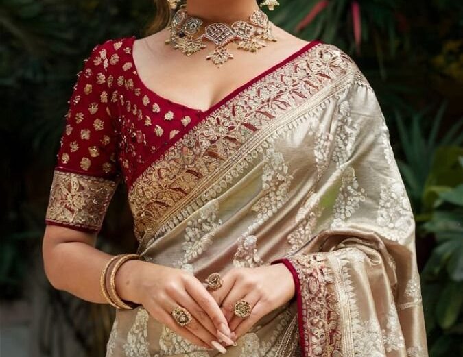 Exquisite Designer Sarees for Wedding Party Wear